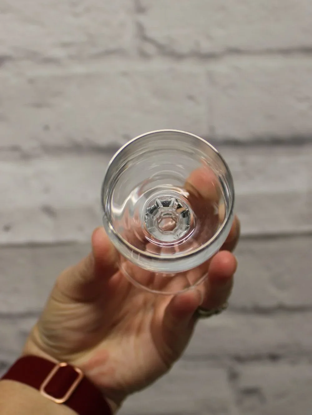 Vintage Lead Crystal Claudia Cordial Glasses Set of 4 FLAW